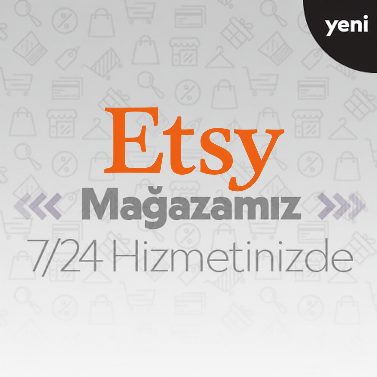 Etsy mağazamız, yeni